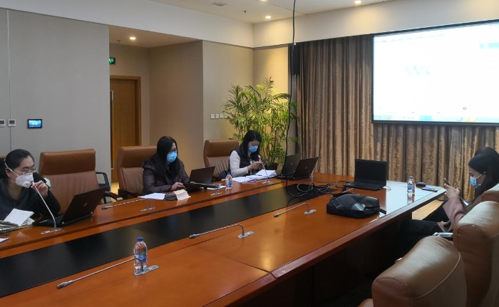 通過網(wǎng)絡(luò)會議形式召開治療新型冠狀病毒肺炎的宮血間充質(zhì)干細胞溝通交流會。