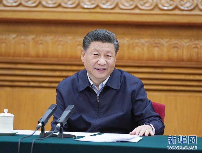 6月2日，中共中央總書記、國(guó)家主席、中央軍委主席習(xí)近平在北京主持召開專家學(xué)者座談會(huì)并發(fā)表重要講話。 新華社記者 李學(xué)仁 攝