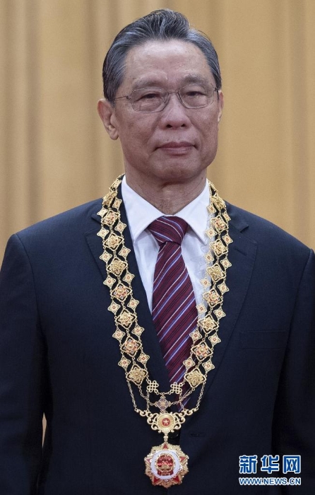 這是“共和國(guó)勛章”獲得者鐘南山（2020年9月8日攝）。新華社記者 謝環(huán)馳 攝