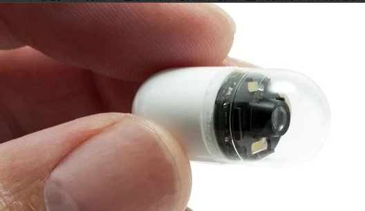 圖為膠囊胃鏡。