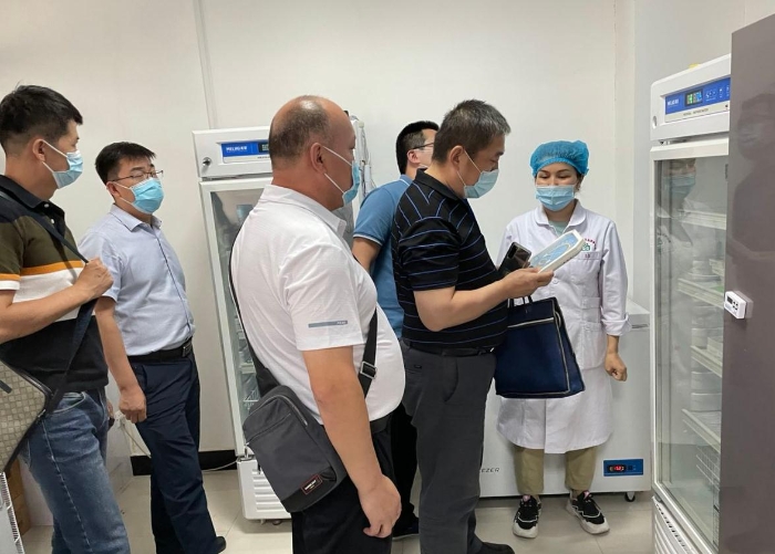 圖為檢查現(xiàn)場。