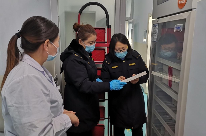 圖為檢查現(xiàn)場。