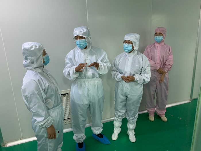 圖為監(jiān)督檢查工作現(xiàn)場。