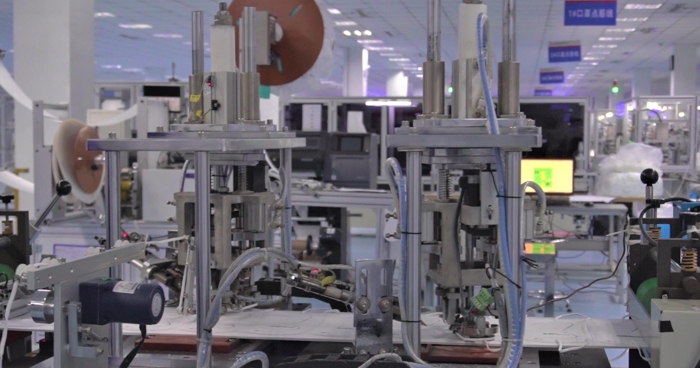 振德N95產(chǎn)線（振德供圖）