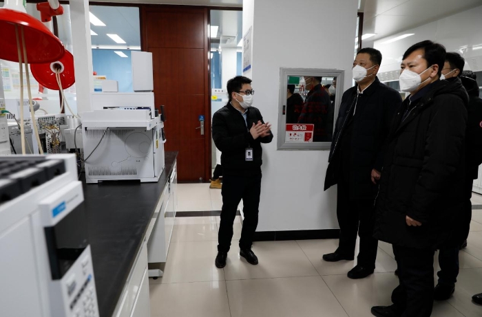 吉林省藥監(jiān)局組成調(diào)研組助企紓困解難題。(葉陽歡攝)