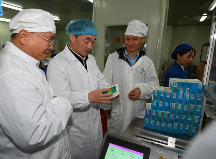 歐陽志剛局長調(diào)研藥品生產(chǎn)企業(yè)