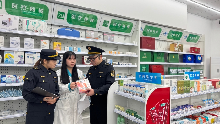浙江長興開展零售藥店專項(xiàng)檢查1
